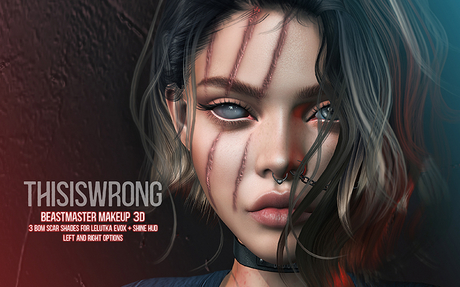 Second Life Marketplace - THIS IS WRONG Beastmaster makeup 3D